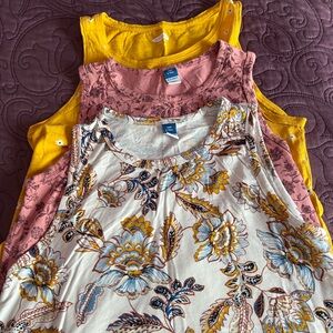 Three Old Navy Tank Tops